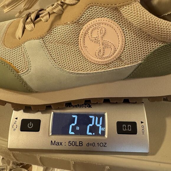 Sam and Libby Women's Randal Sneaker 11M  Bayleaf Green Lace Up Vegan Pastel - Picture 16 of 16